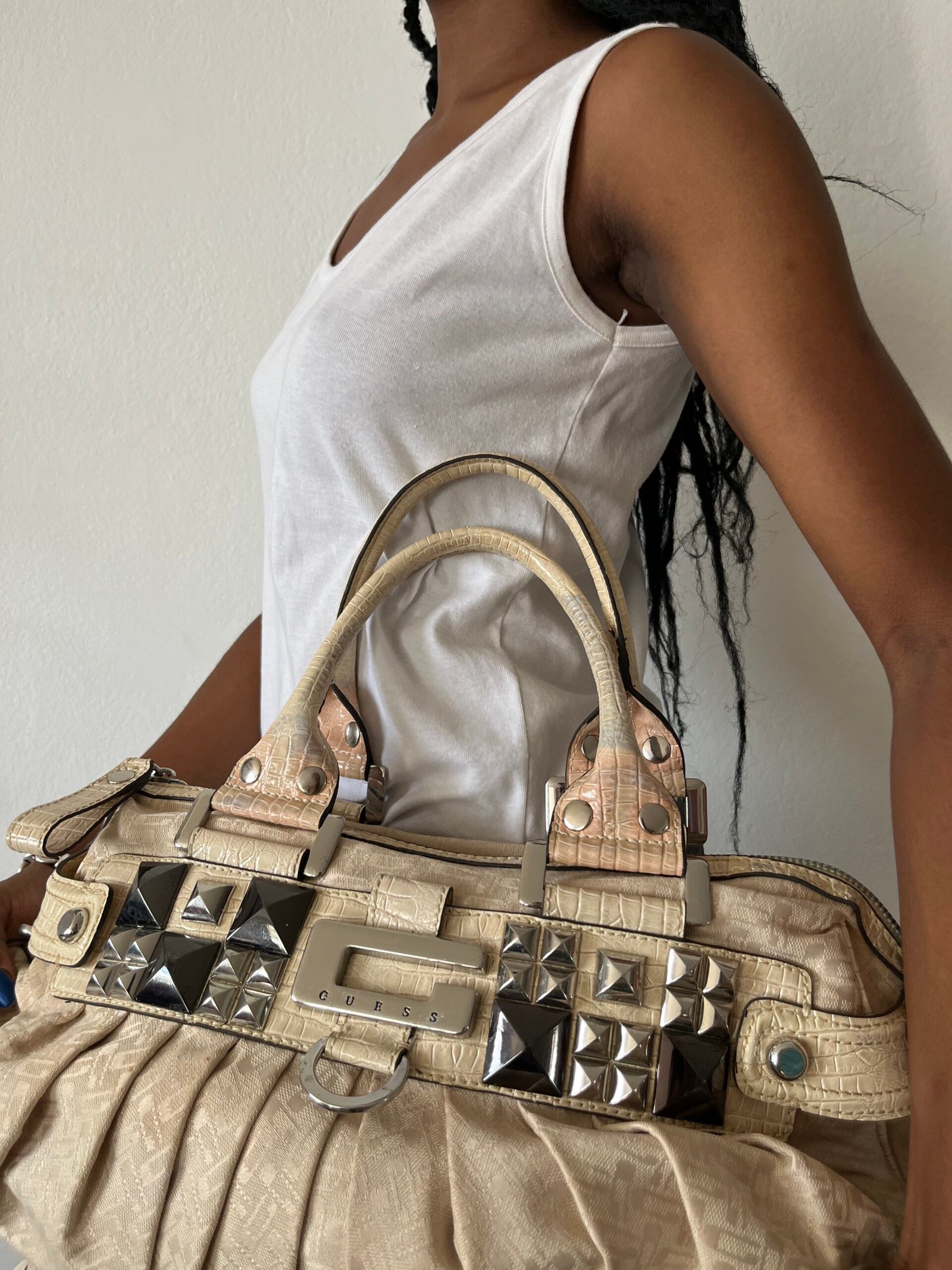 Guess Studded Shoulder Bag — Late 2000s – Image 3