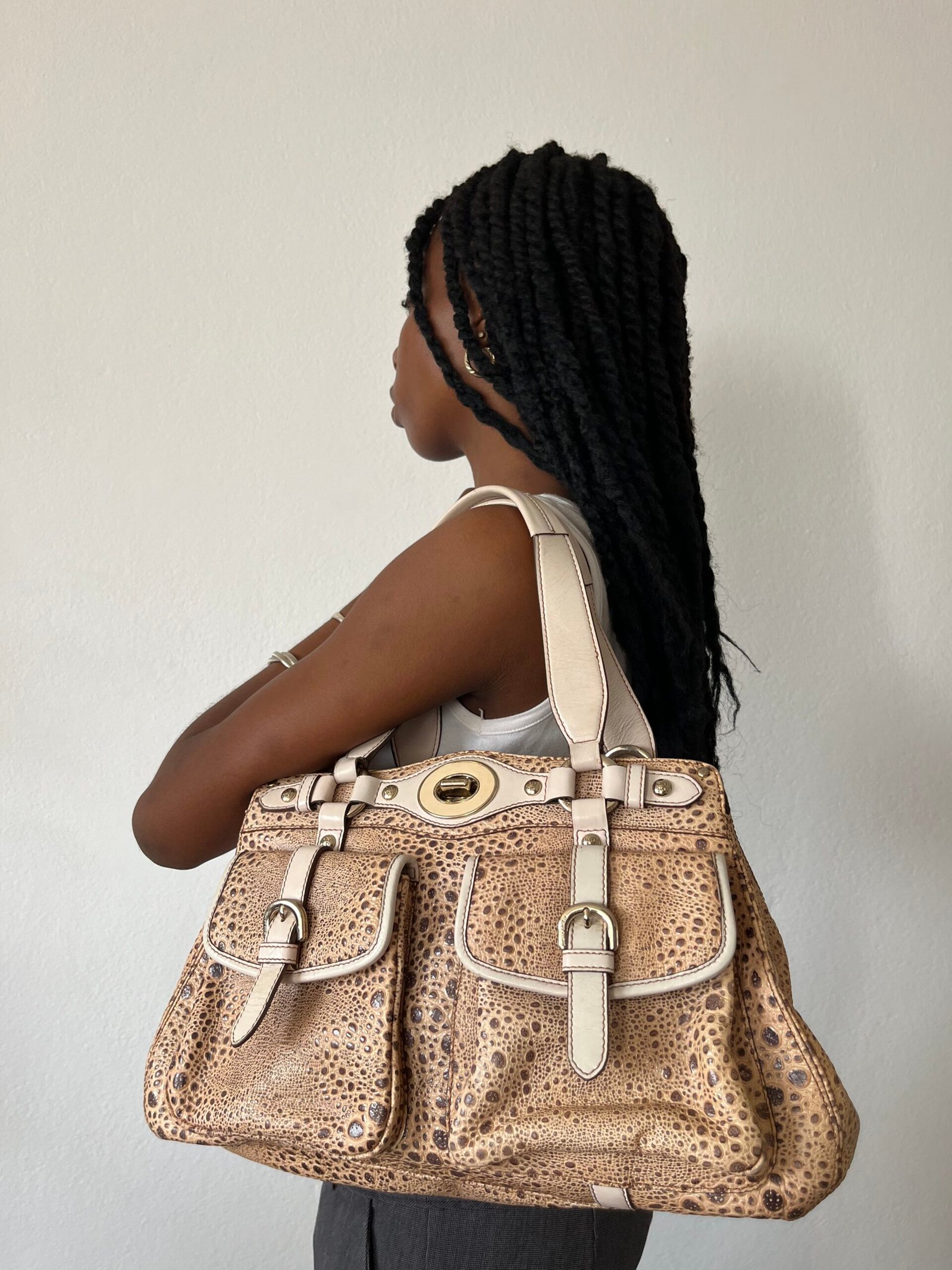 Vintage Pierre Cardin Leather Bag — 2000s - Image 2