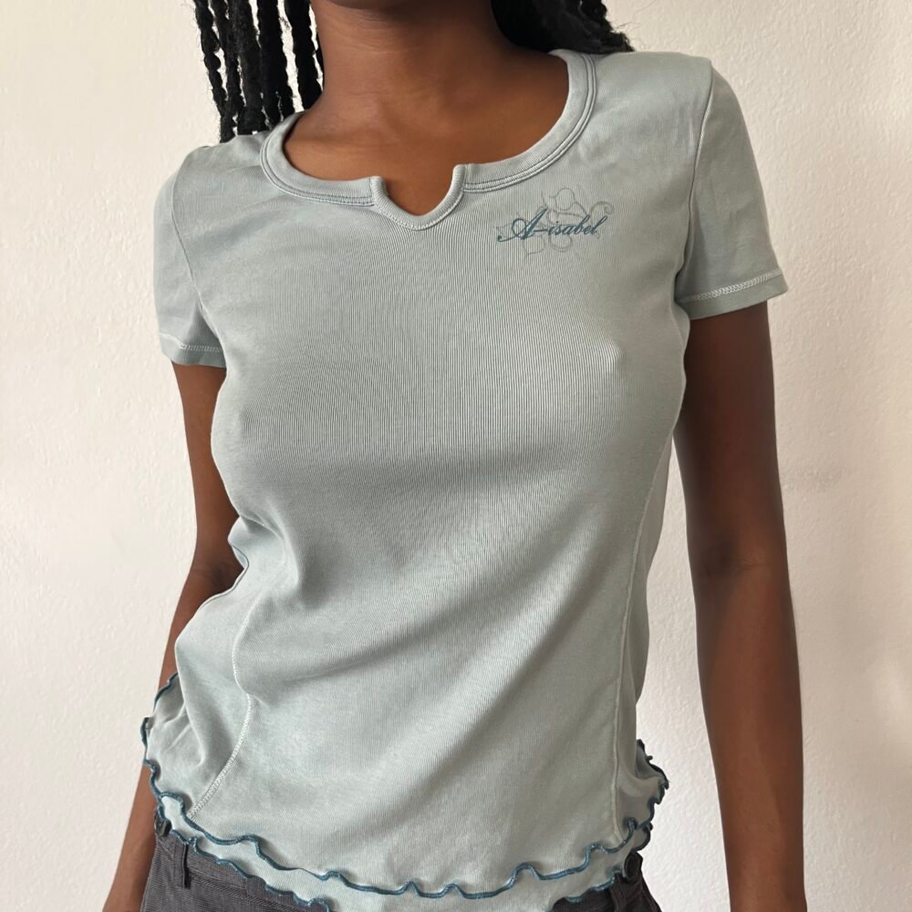 Vintage A-Isabel Frill Hem Top — 2010