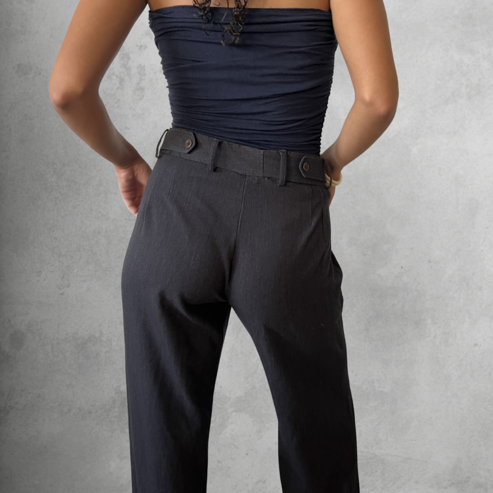 Grey Straight Pants — 2010s