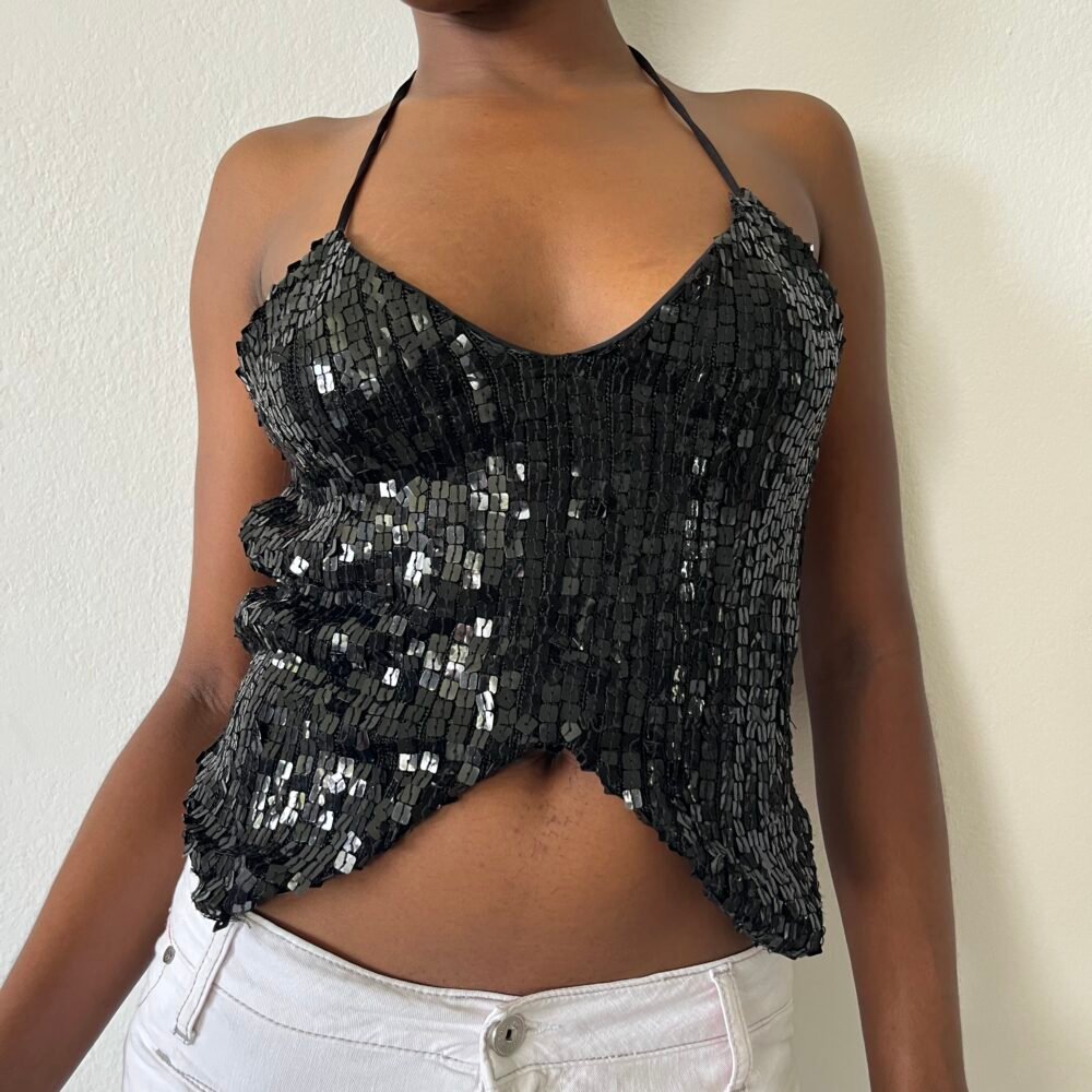 Lipsy Strass Party Top — 2010s