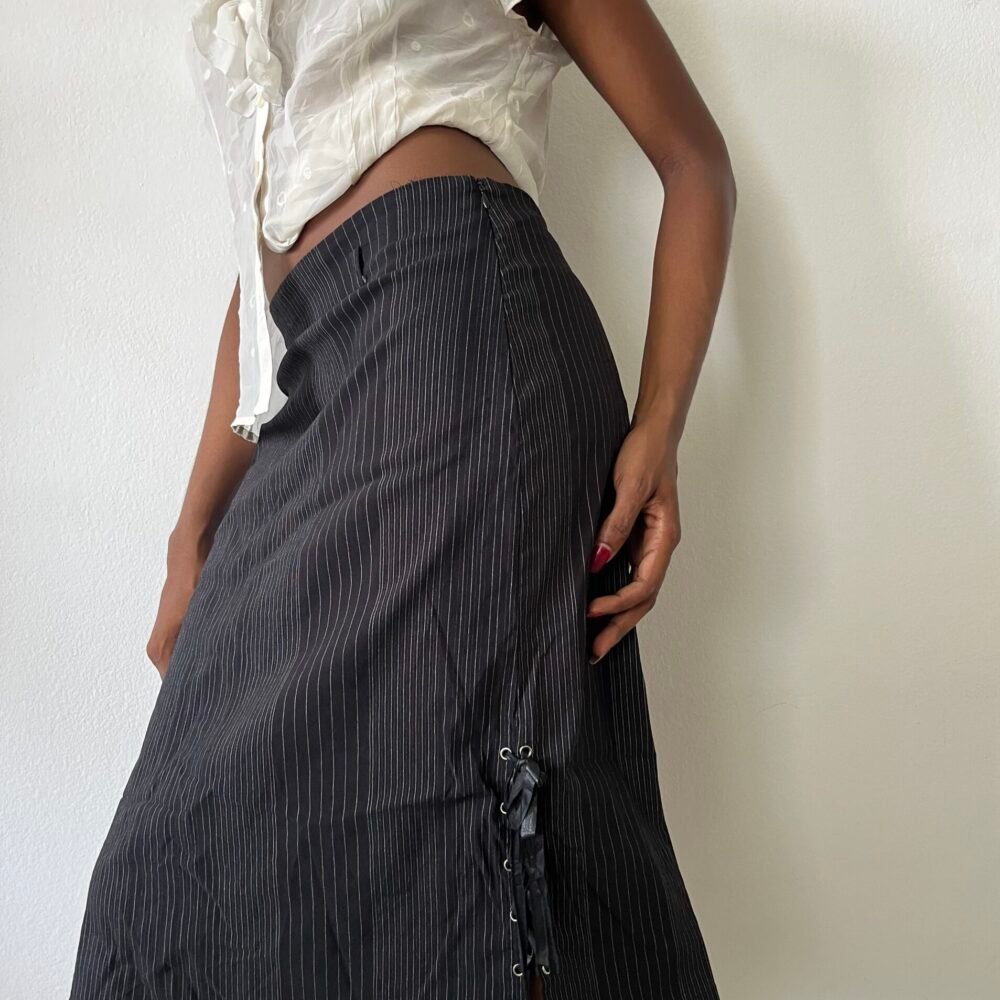 Pure & Simple Striped Skirt — 2000s