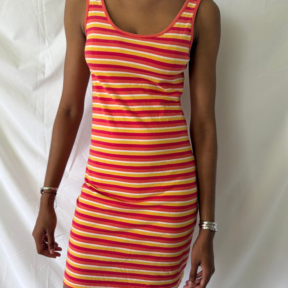 INEXTENSO — Multicolor Stripe Dress — 2010s