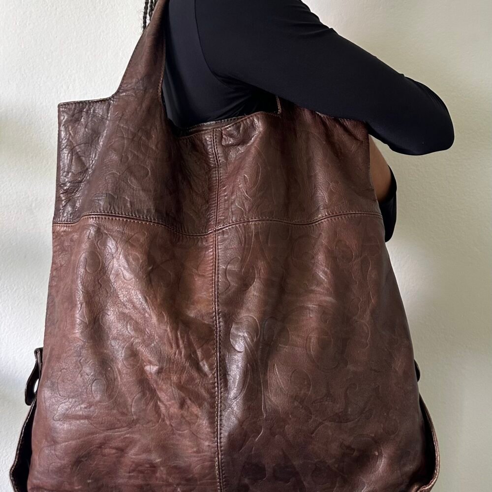 SOL’S — Brown Hobo Bag — 2000s